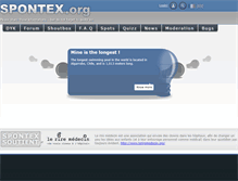 Tablet Screenshot of en.spontex.org